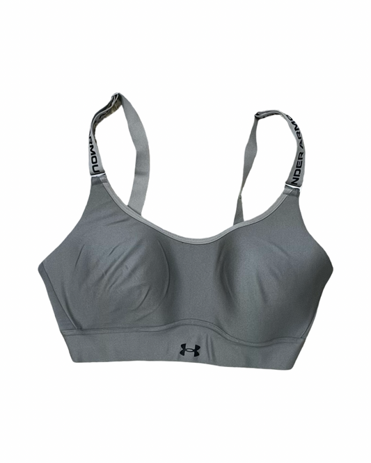 Athletic Bra By Under Armour In Grey, Size:S