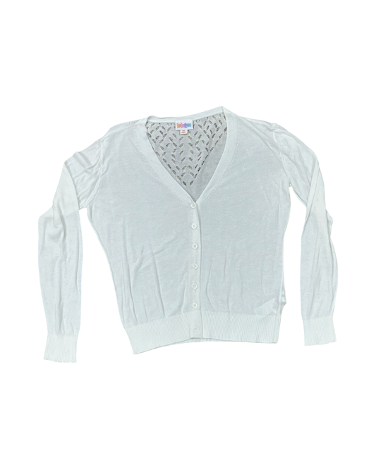 Cardigan By Lularoe In White, Size:Xs