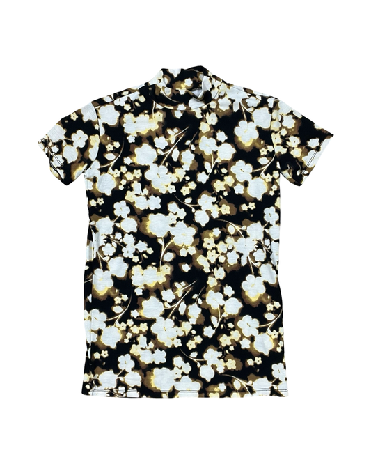Top Ss By Lularoe In Brown & Cream, Size:Xxs