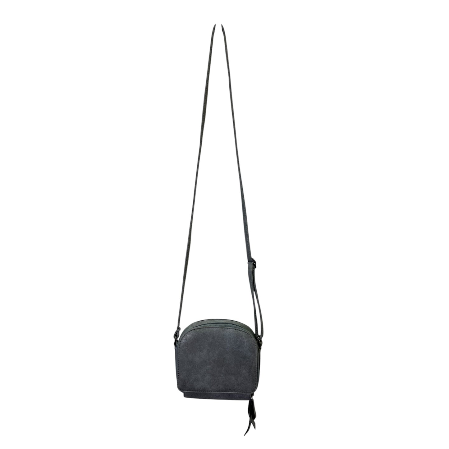 Crossbody By Nicole Miller In Grey, Size:Small