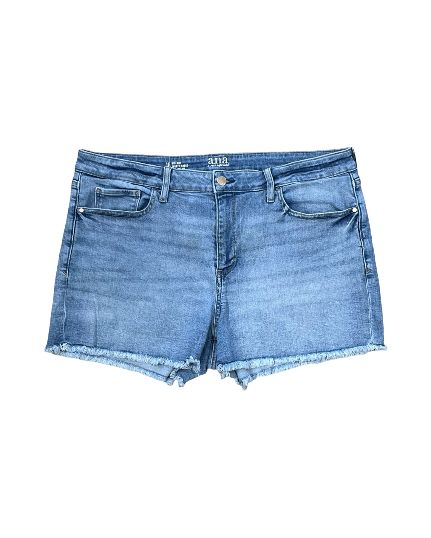 Shorts By Ana In Blue Denim, Size:18