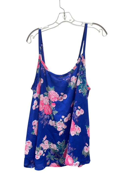 Blouse Sleeveless By Torrid In Floral Print, Size:2X