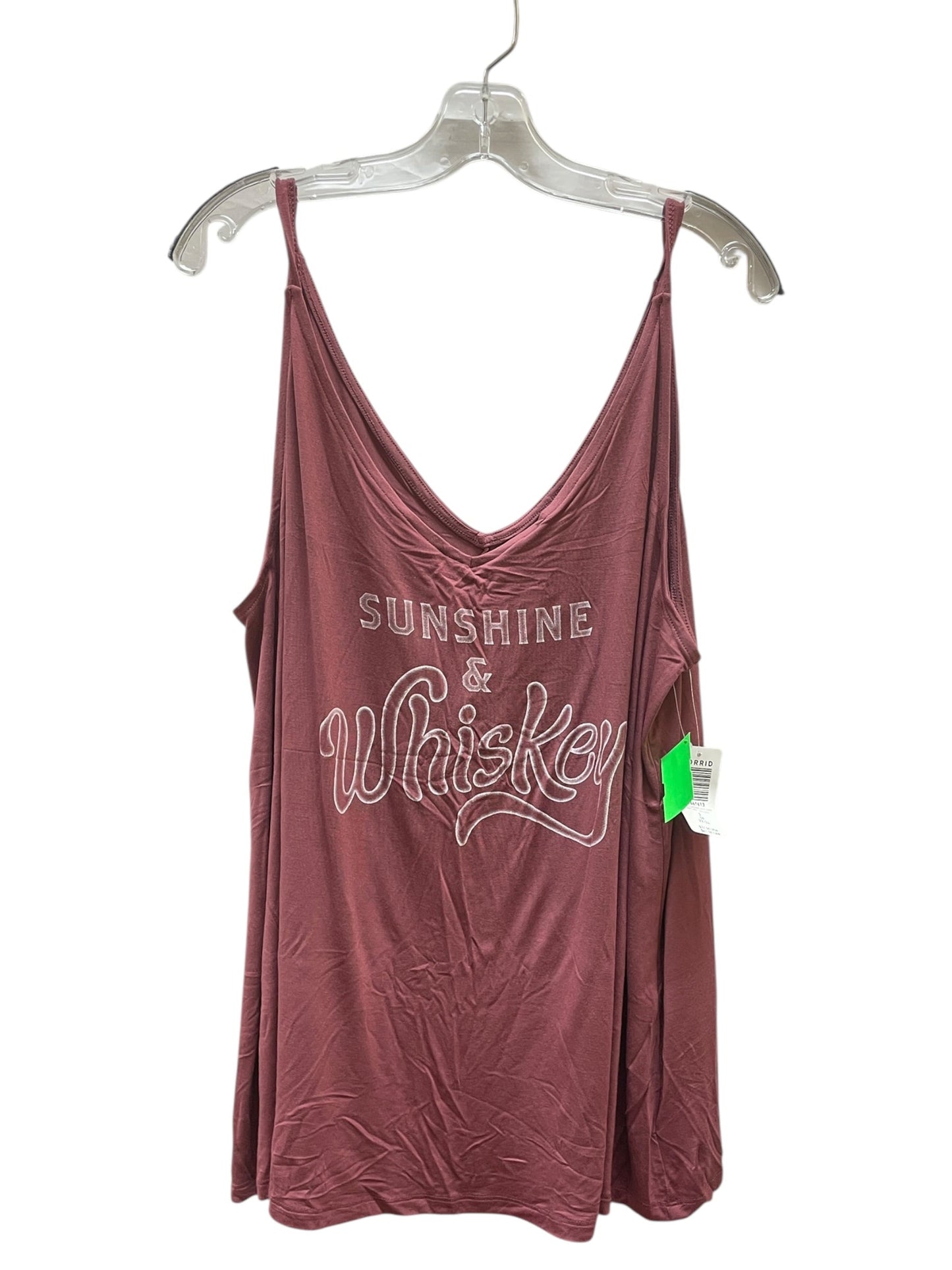 Top Sleeveless Basic By Torrid In Mauve, Size:3X