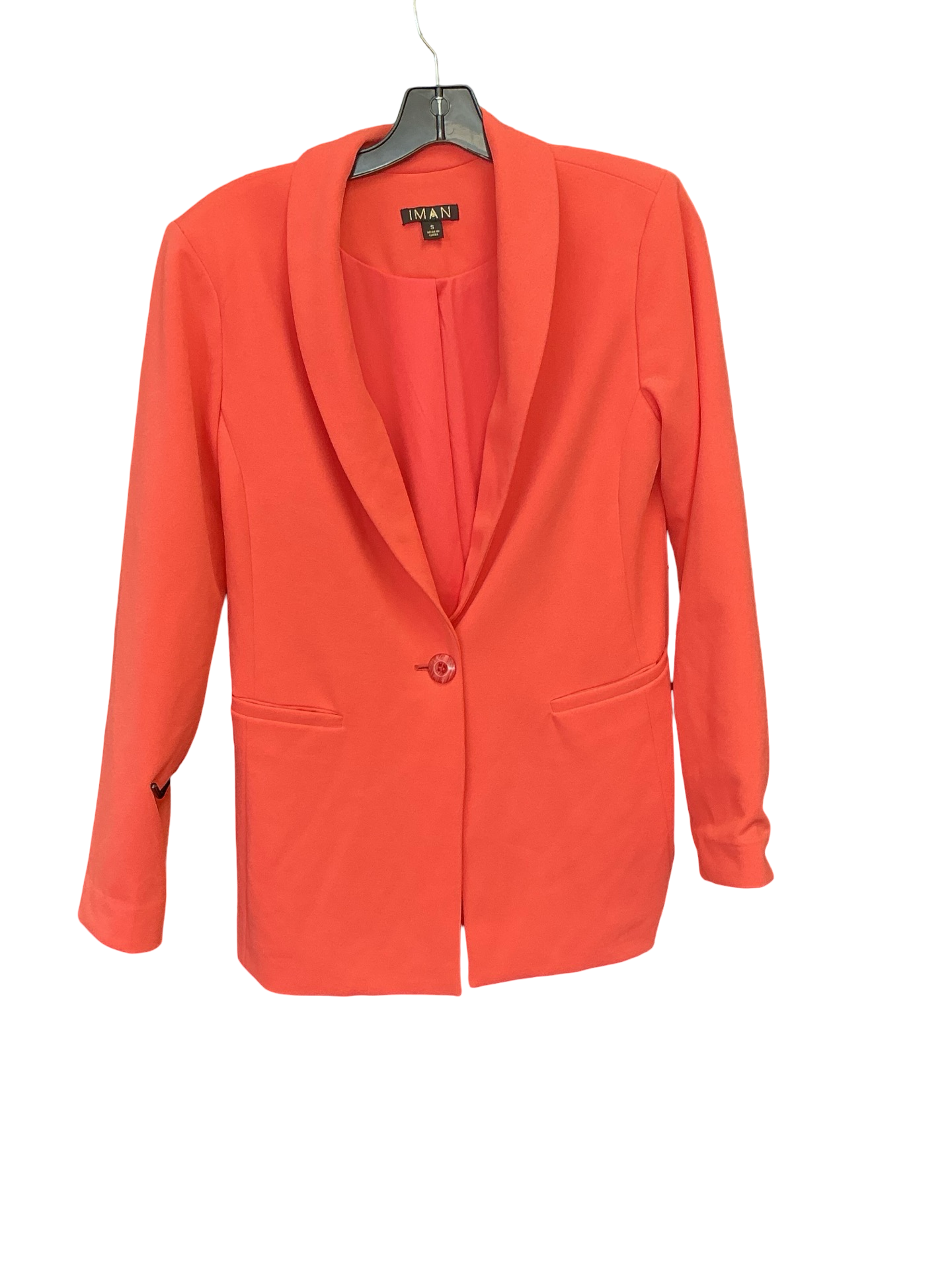Blazer By Clothes Mentor In Coral, Size:S