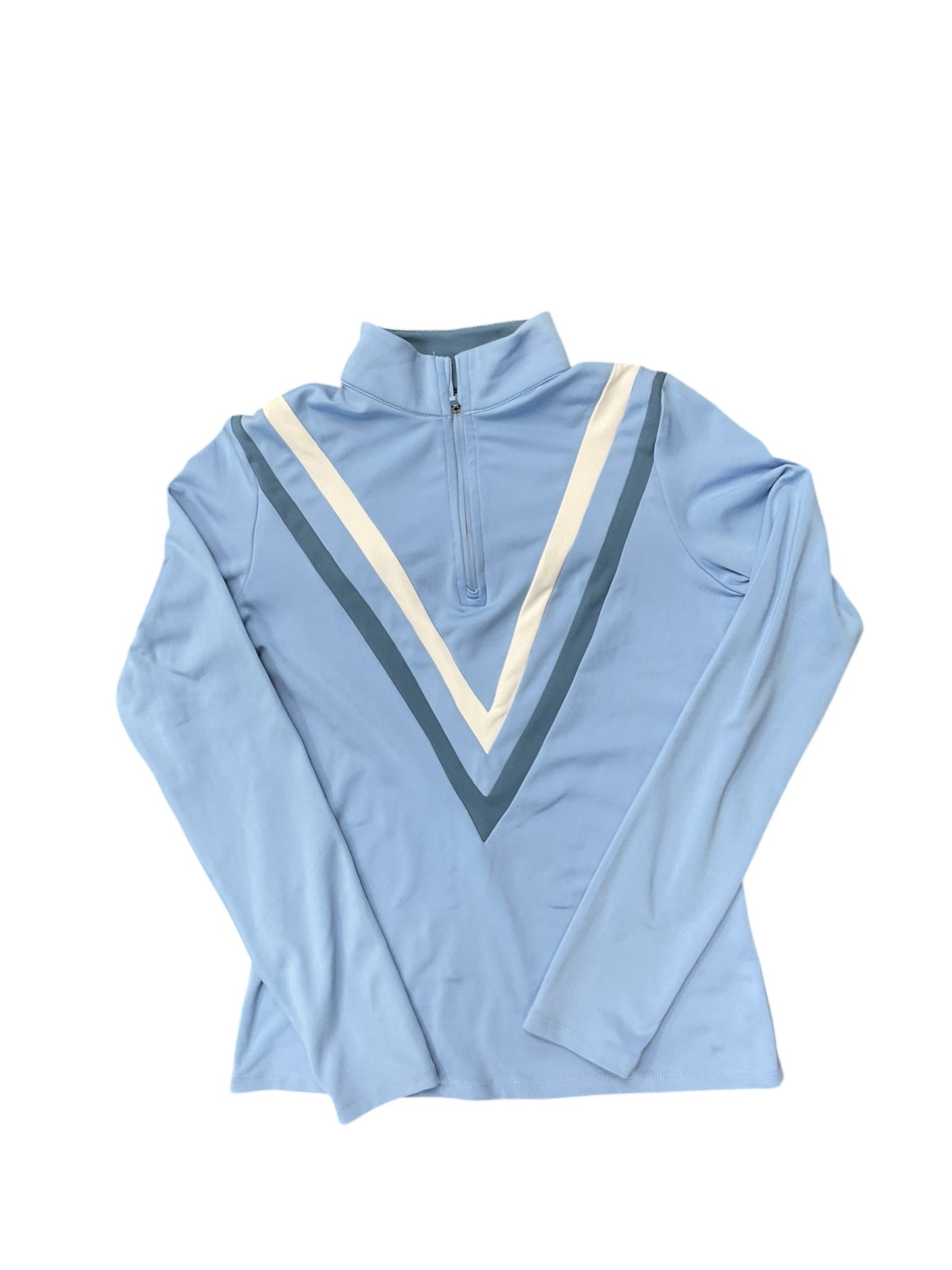 Athletic Top Ls Collar By Kyodan In Blue, Size:S