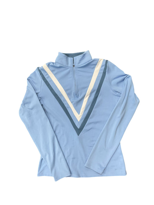 Athletic Top Ls Collar By Kyodan In Blue, Size:S