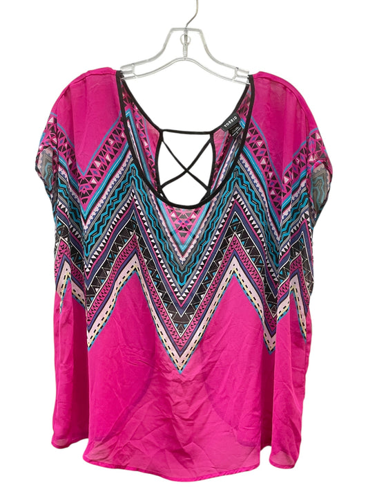 Blouse Ss By Torrid In Multi, Size:3X