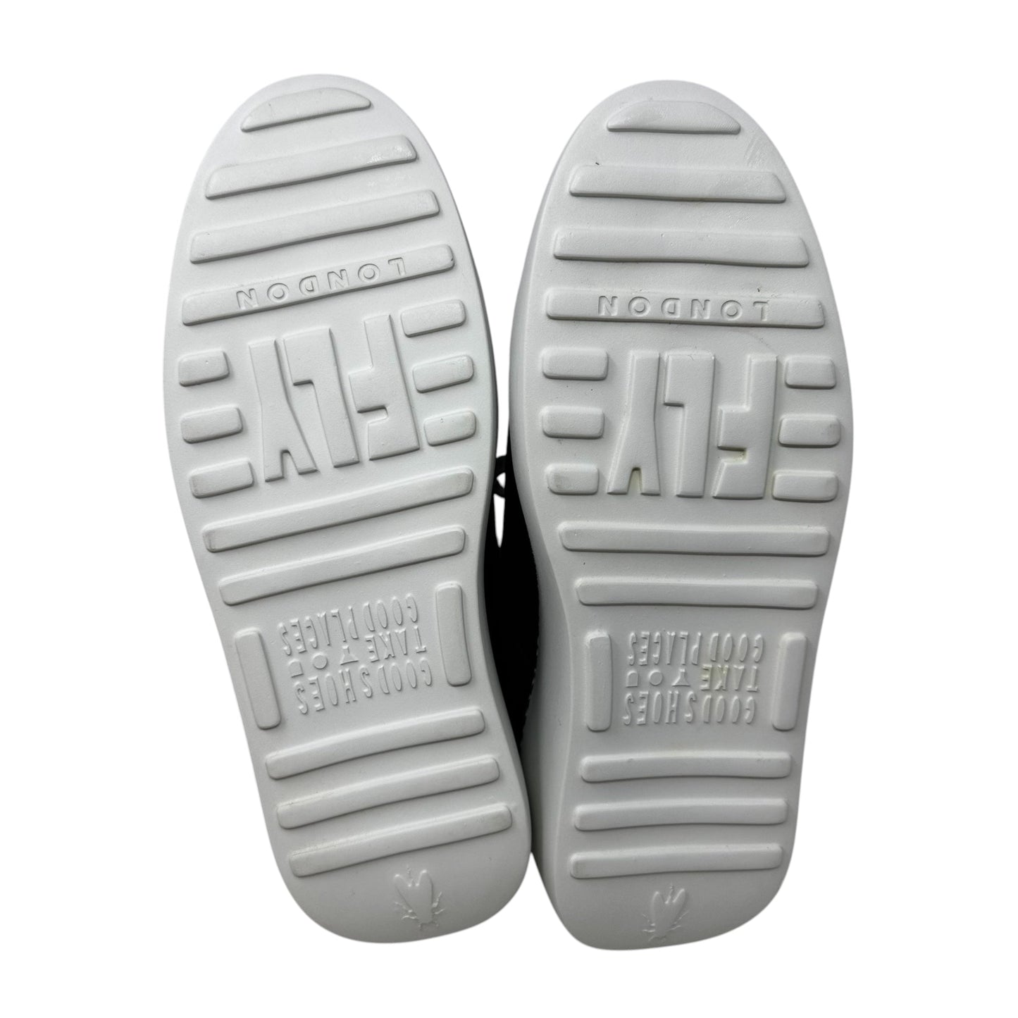 Delf580Fly Platform Shoes Sneakers By Fly London In Black & White, Size: 11