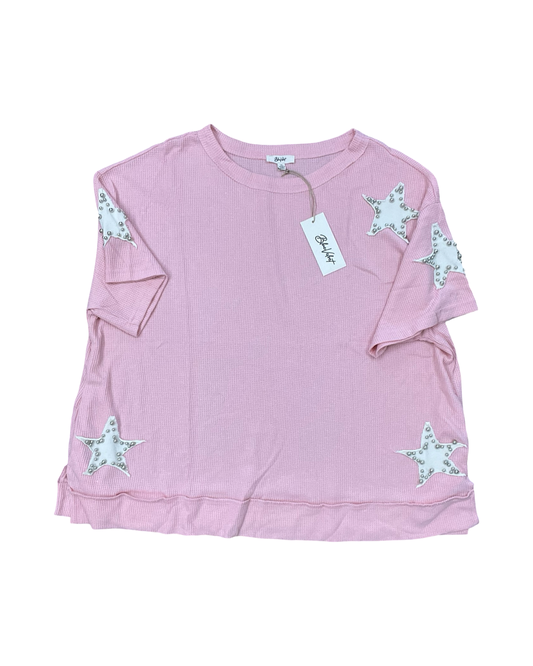 Top Ss By Blue Velvet In Pink, Size:Xl