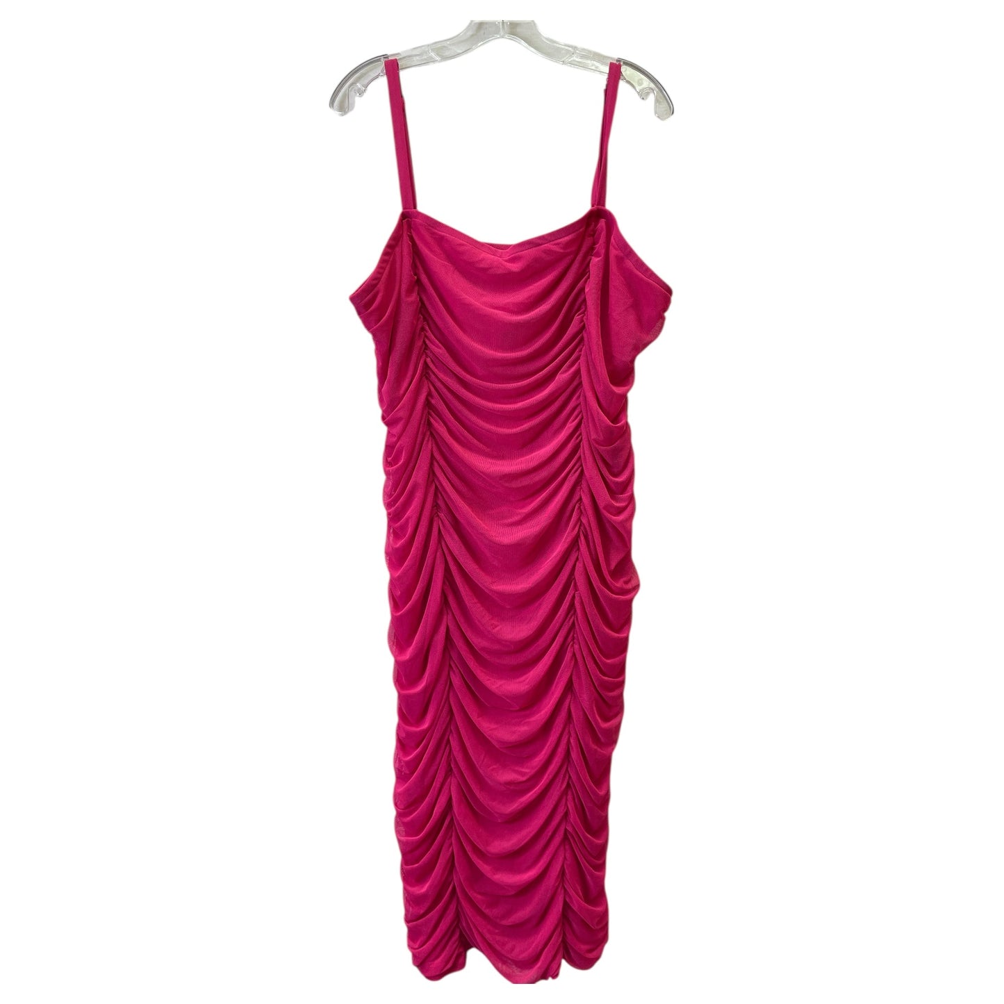 Dress Party Midi By Torrid In Pink, Size:3