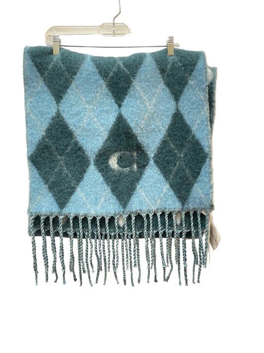 Scarf Designer By Coach In Blue