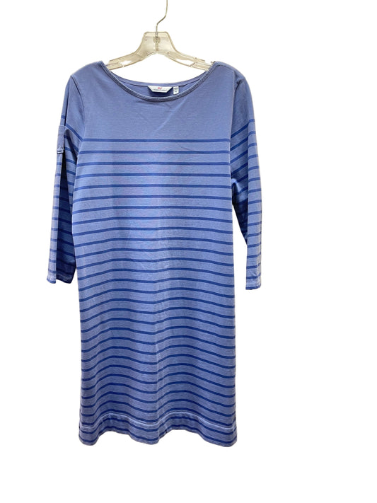 Dress Casual Midi By Vineyard Vines In Blue, Size:M