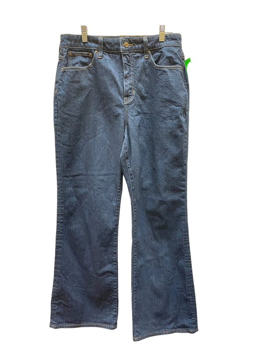 Jeans Cropped By J. Crew In Blue Denim, Size:12