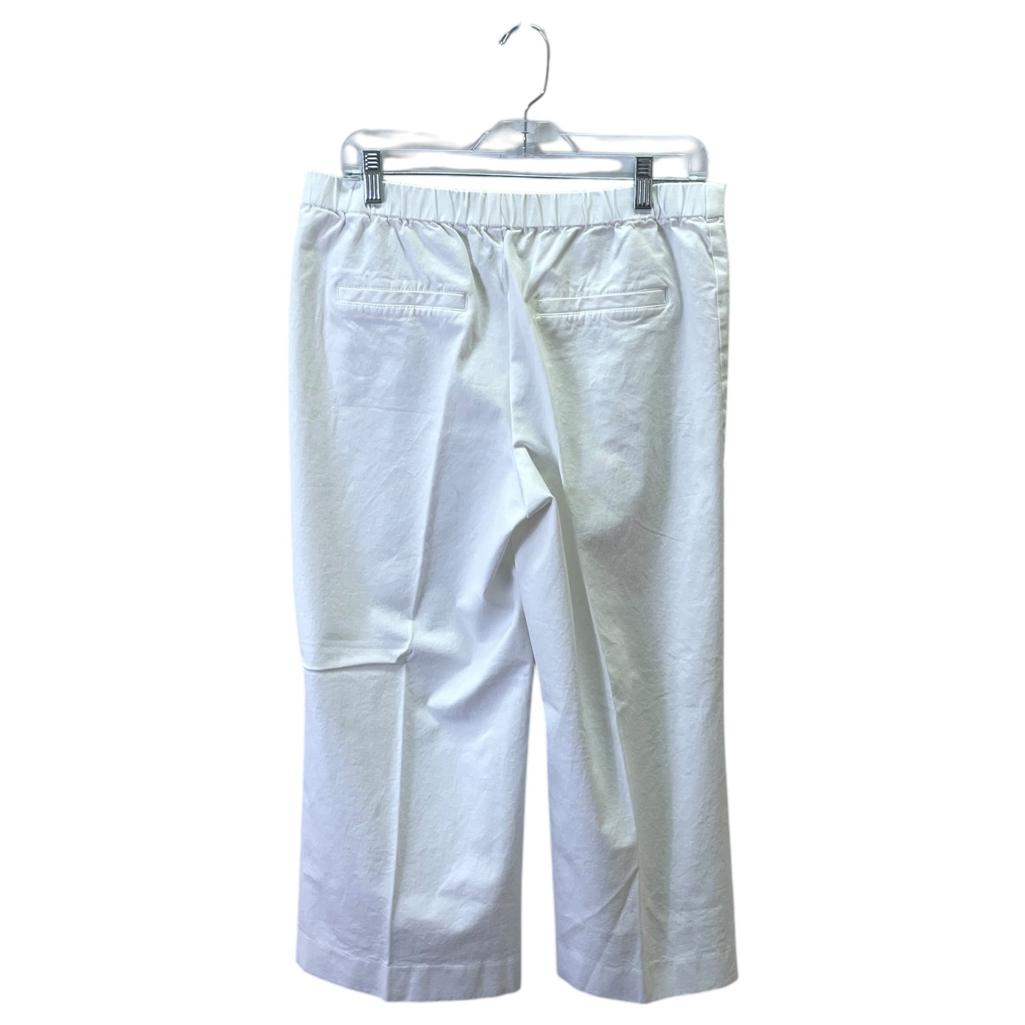 Pants Cropped By Isaac Mizrahi In White, Size:12