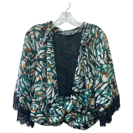 Top Ss By Anthropologie In Green & Orange, Size:S