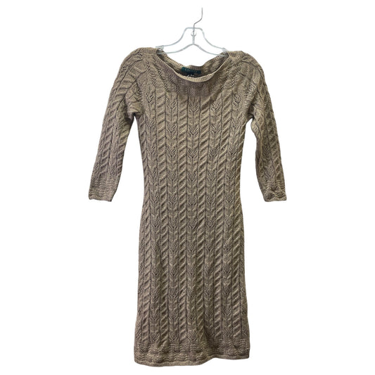 Sweater By Lauren By Ralph Lauren In Gold, Size:Xs