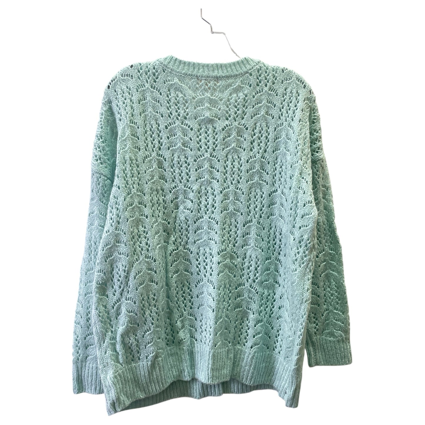 Sweater By Ultra Flirt In Green, Size:1X
