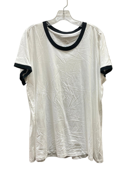 Top Ss Basic By Logo In Black & White, Size:1X