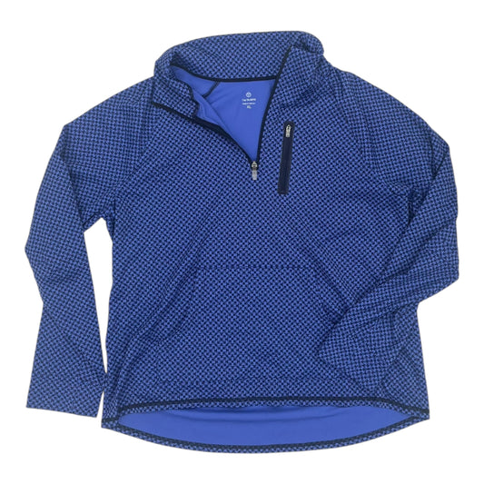 Athletic Top Ls Collar By Talbots In Blue, Size:Xl