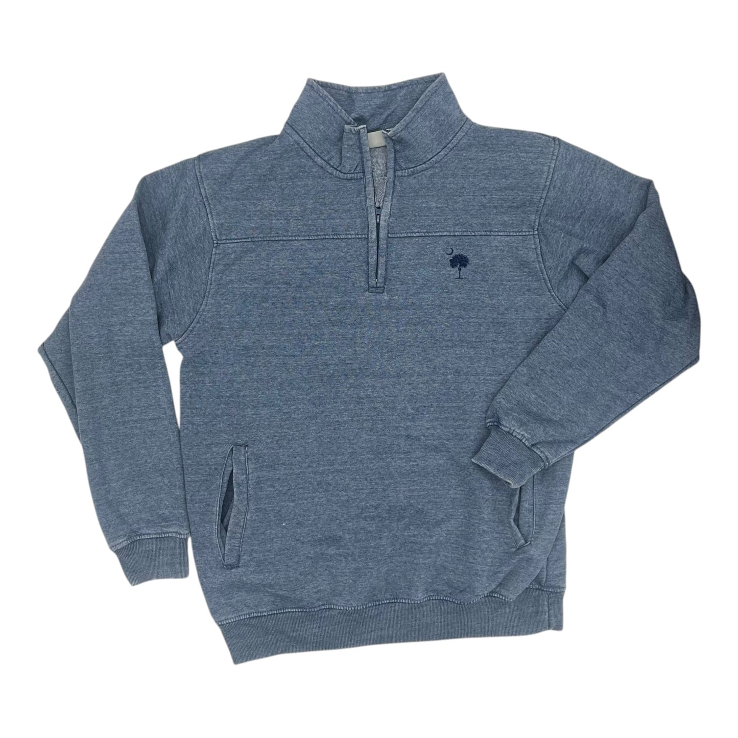 Sweatshirt Collar By Clothes Mentor In Blue, Size:L