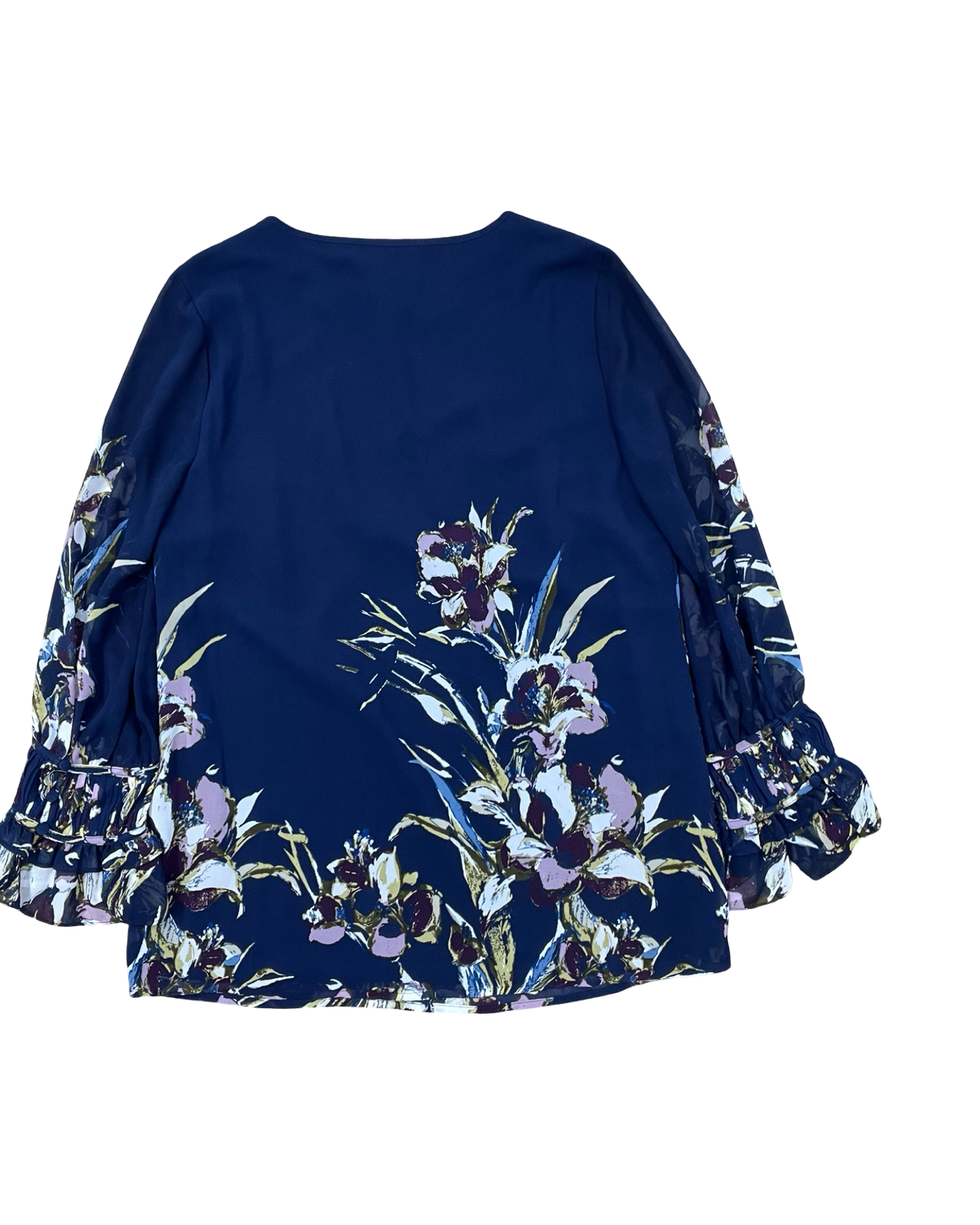 Tunic Ls By Chicos In Navy, Size:S