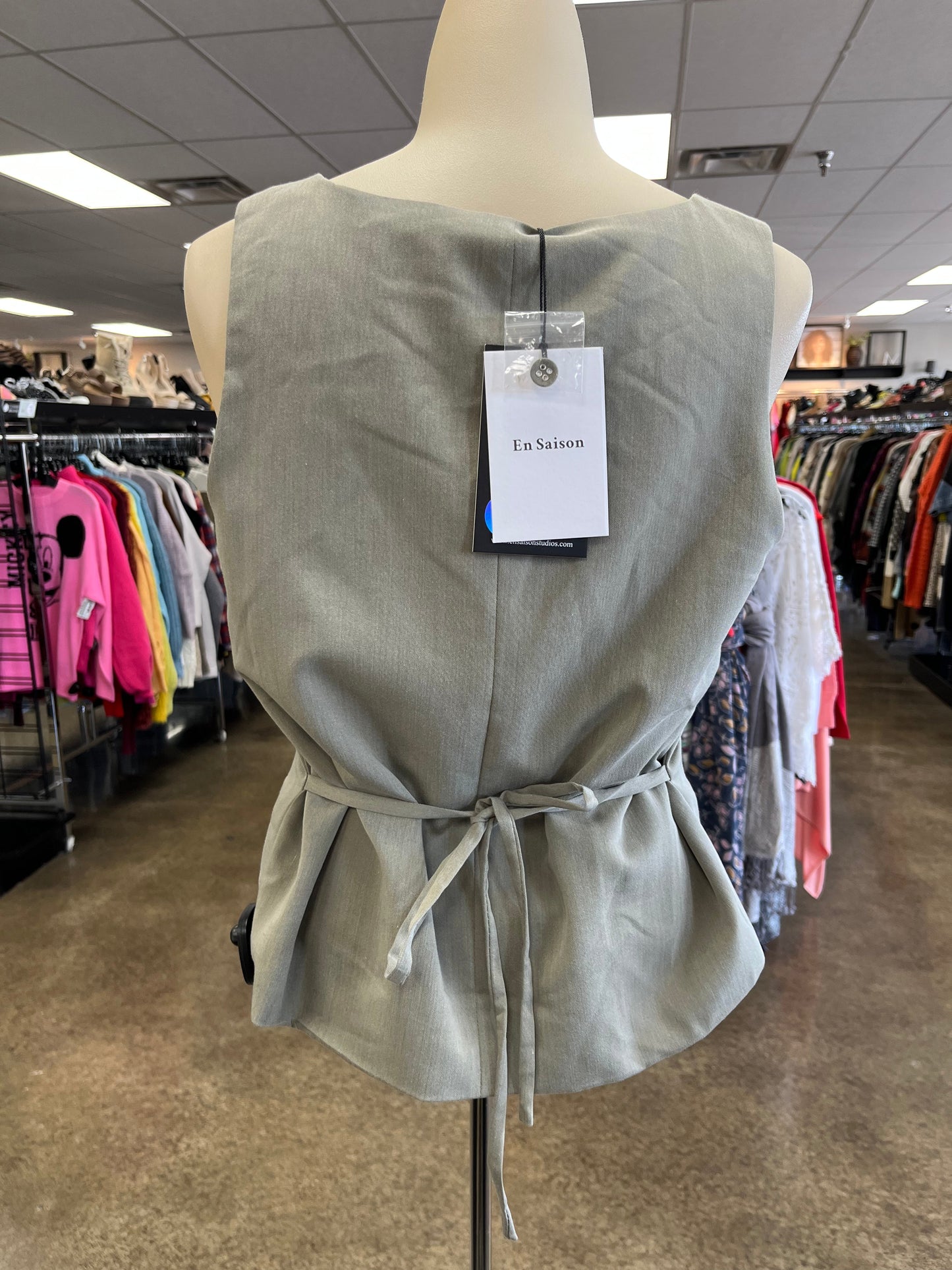 Vest Other By En Saison In Grey, Size:M