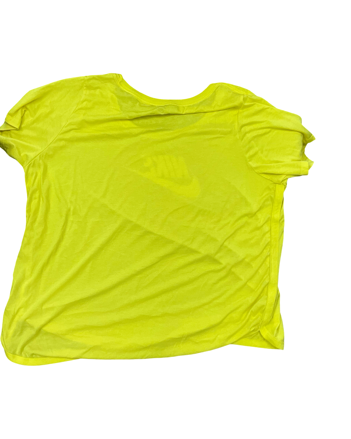 Athletic Top Ss By Nike In Yellow, Size:2X