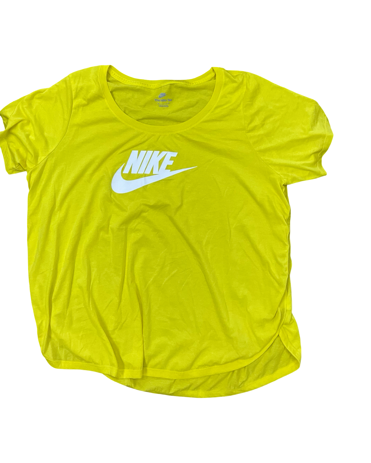 Athletic Top Ss By Nike In Yellow, Size:2X