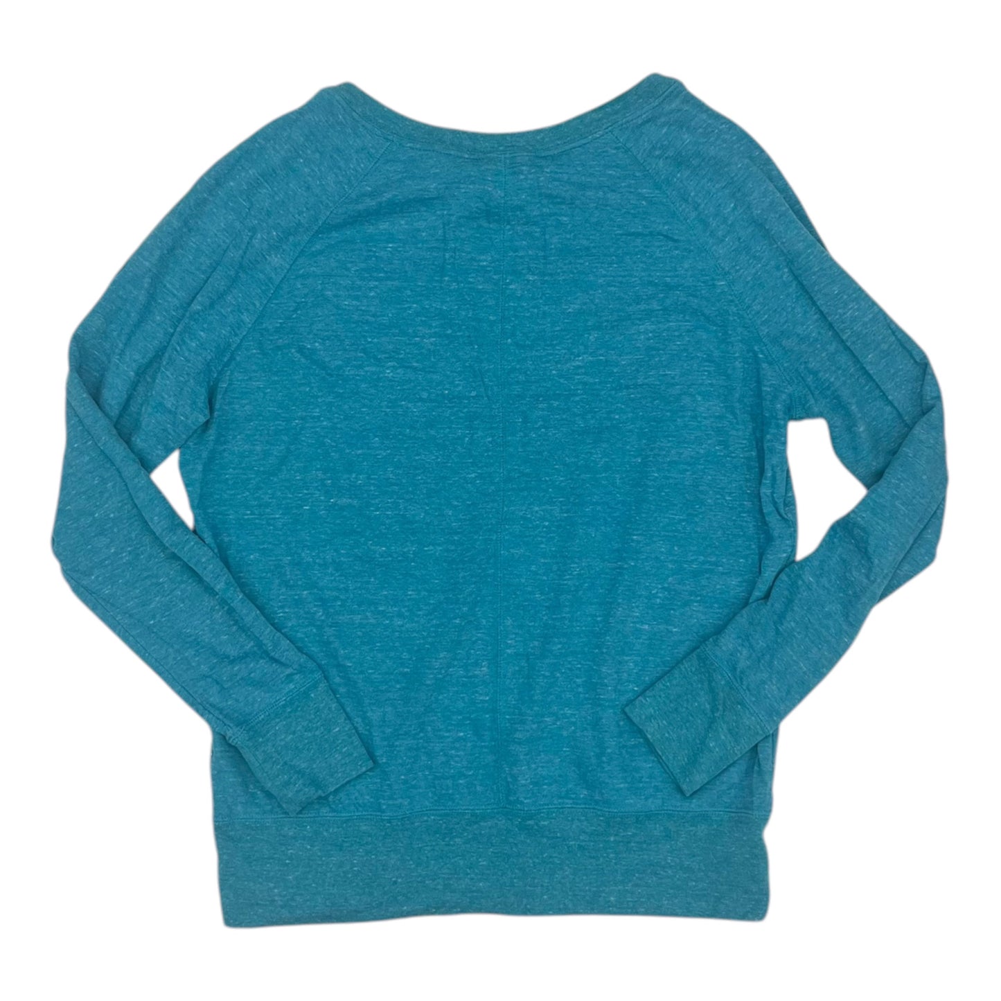 Athletic Top Ls Crewneck By Nike In Blue, Size:M