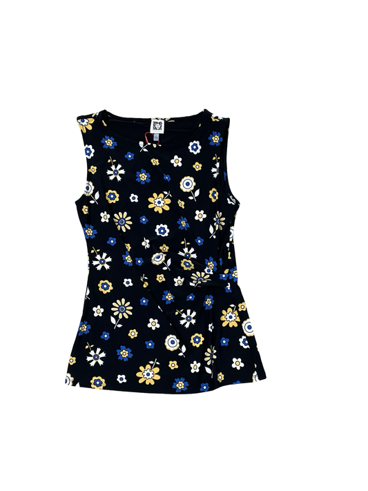 Blouse Peplum Thalia Sodi - Dentelle Florale, Manches Longues, Taille L (42/44), Neuve Avec étiquettes
