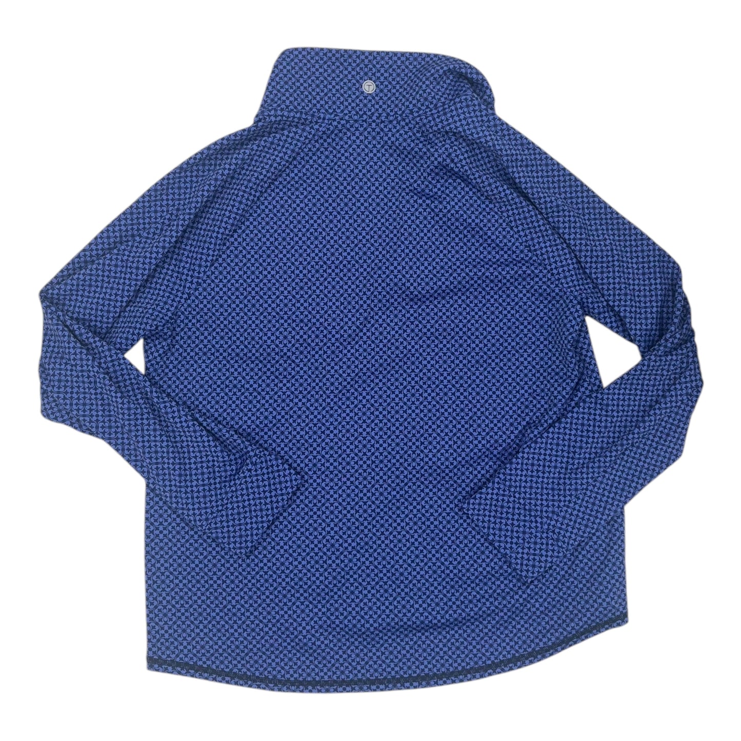 Athletic Top Ls Collar By Talbots In Blue, Size:Xl