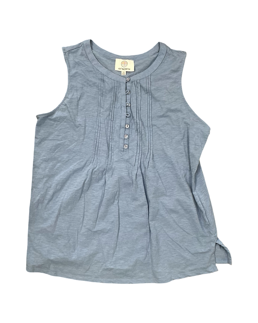 Top Sleeveless By Clothes Mentor In Blue, Size:2X