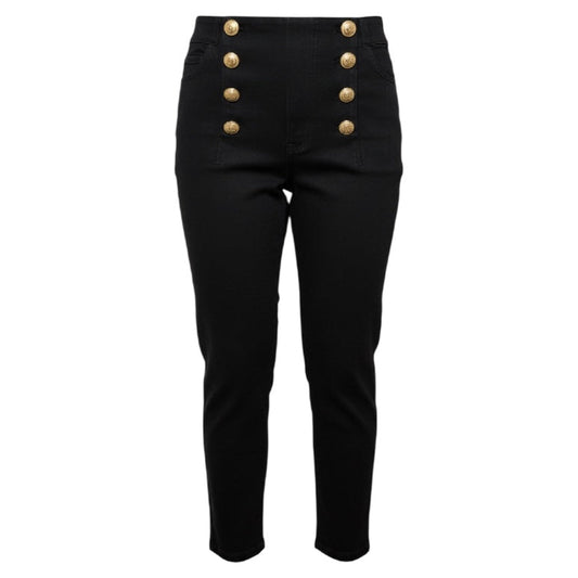 Hastings Sailor Jeans By J Mclaughlin In Black & Gold, Size: 6