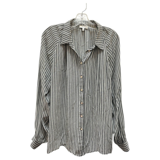 Top Ls By Reiss In Black & Tan, Size:L