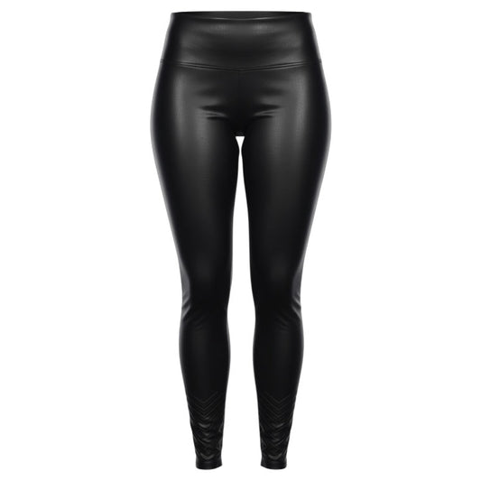 Faux Leather Leggings By Spanx In Black, Size: XL
