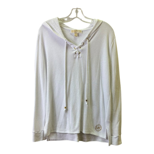 Sweatshirt Hoodie By Michael By Michael Kors In White, Size:M