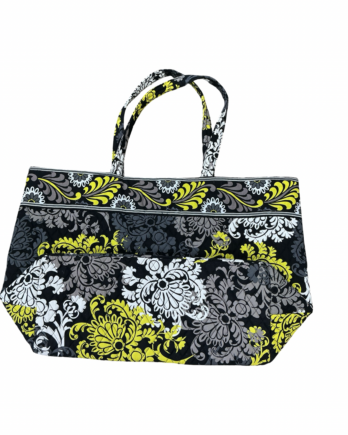 Tote By Vera Bradley In Black & White, Size:Large