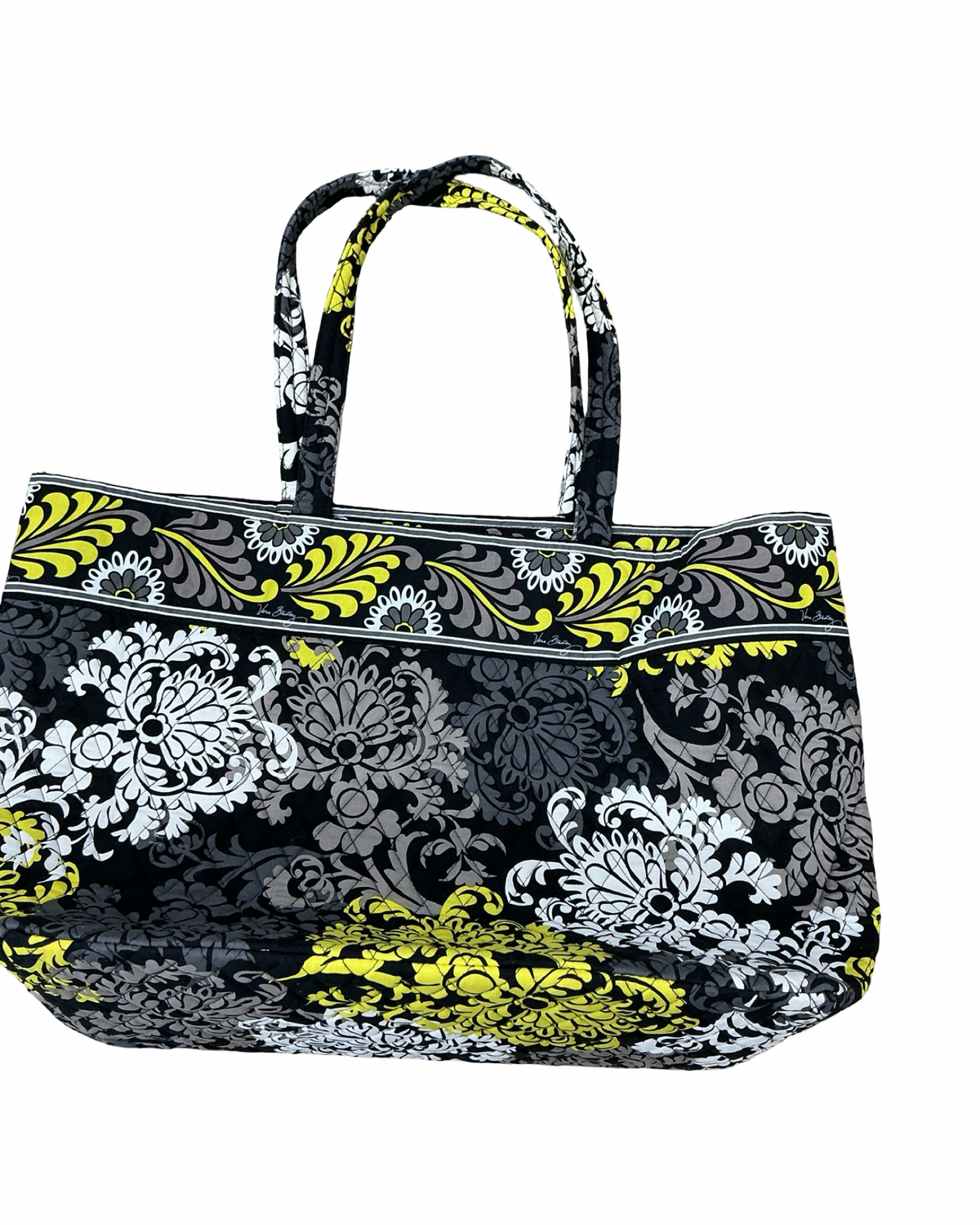 Tote By Vera Bradley In Black & White, Size:Large