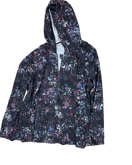 Athletic Jacket By Livi Active In Black, Size:3X