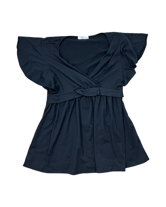 Top Ss By Ekouaer In Black, Size:S