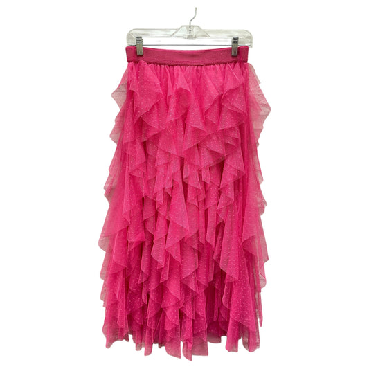 Skirt Maxi By Anthropologie In Pink, Size:4