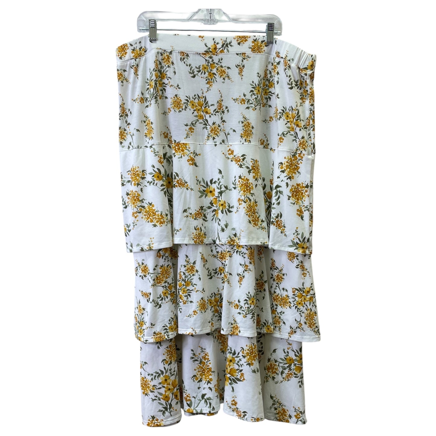 Skirt Maxi By EST.1946 In White, Size:Xl