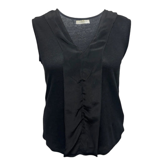 Silk & Linen Sleeveless Blouse Designer By Sandro, Size: Medium