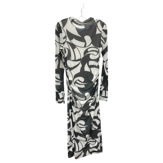 Dress Casual Maxi By Farm Rio In Black & White, Size:M