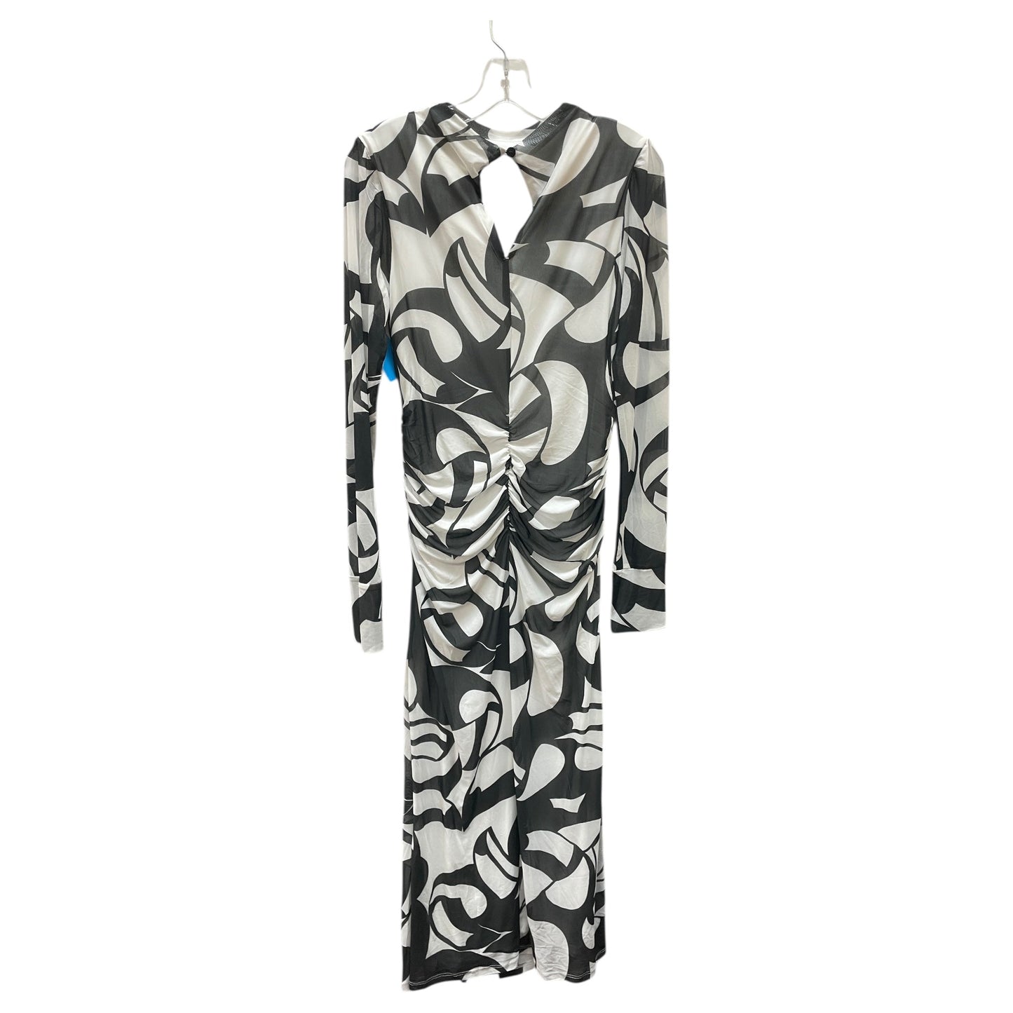 Dress Casual Maxi By Farm Rio In Black & White, Size:M