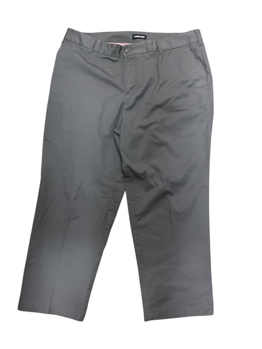 Pants Dress By Lands End In Grey, Size:22