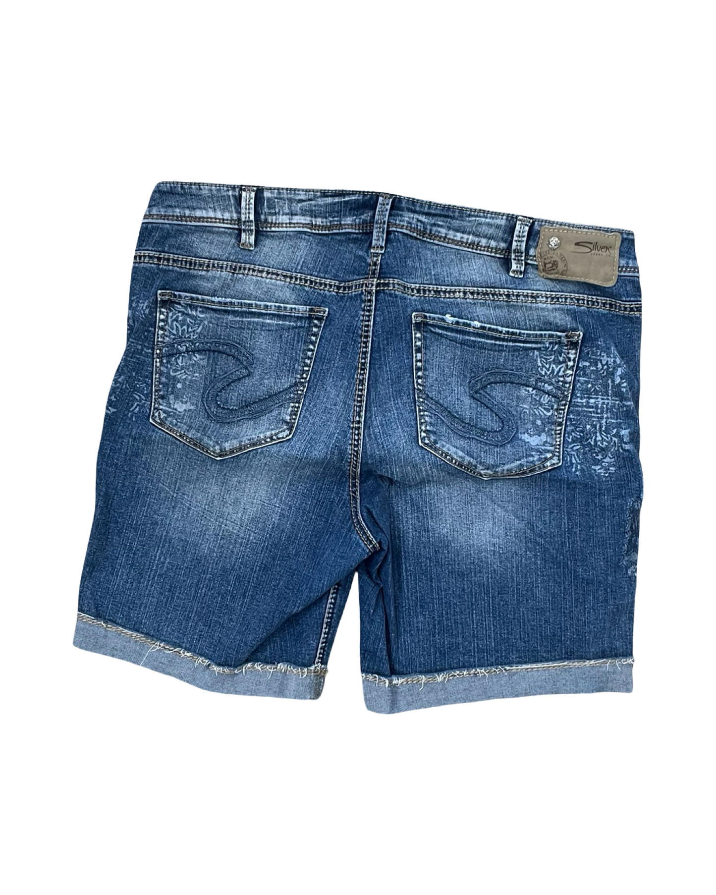 Shorts By Silver In Blue Denim, Size:16
