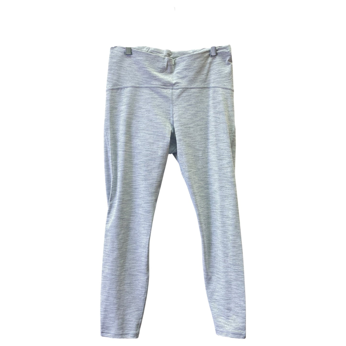Athletic Leggings By Lululemon In Grey, Size:10
