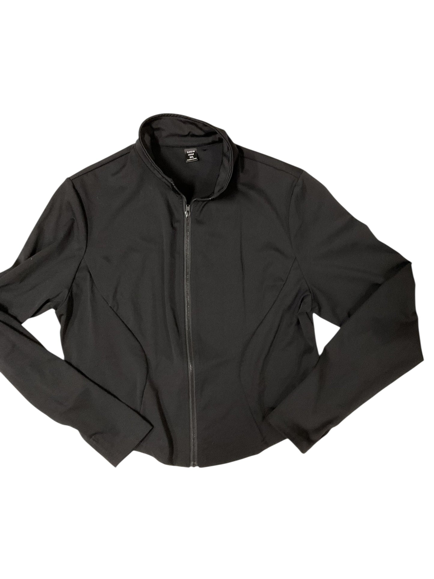 Jacket Shirt By Shein In Black, Size:2X