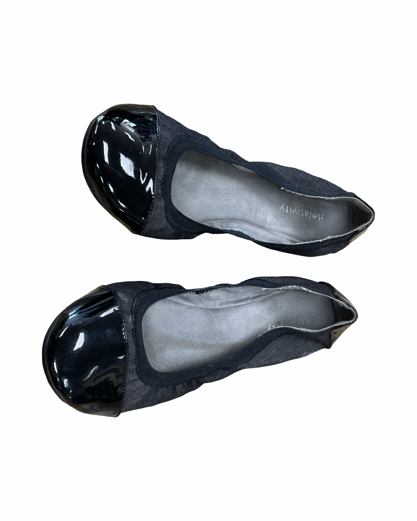 Shoes Flats By Relativity In Black, Size:9